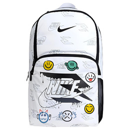 Полиэстеровый рюкзак унисекс белый Nike, Smiley Face ny2413024gs-001(team378- mp4) | smiley face