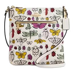 Рюкзак Rowan Canvas через плечо маленький размер women's gold & chalk multicolor Coach, Set (Bag+Dust Bag) ct258-imcah