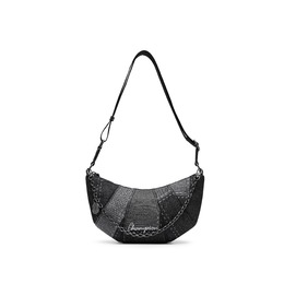 Тканевая наплечная сумка Unisex Light Denim и Medium Blue Denim и Champion, черный u5cacpu09 | black