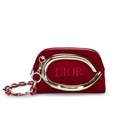 Косметички и сумки для туалетных принадлежностей унисекс Christian Dior, Crimson золотой 红色丝绒太空棉化妆包(team79-绯金玫瑰)