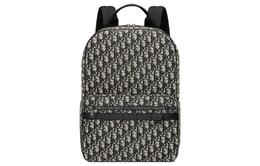 Кожаный рюкзак Regular мужской /черный с нейлоновой спинкой Christian Dior, Set (Bag+Dust Bag) 1esba175yky-h27e