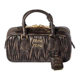 Женская сумка из овчины Coffee Miu Miu, Set (Bag+Dust Bag) 5bb142_af6q_f0201_v_oon