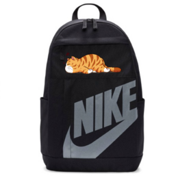 Тканевый рюкзак унисекс черный Nike, Lying Flat Kitten dd0559-013(team378-印花 x1) | lying flat kitten