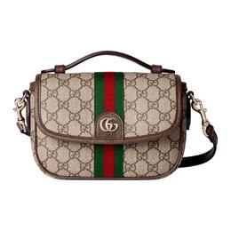Ophidia холщовая сумка малая женская beige & brown Gucci, Box(Set+Box) 836843-fae0j-9867