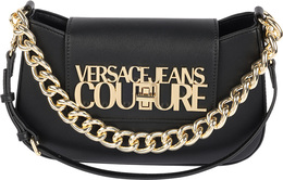 Полиэстеровая сумка через плечо Small женская Black Versace, Set (Bag+Dust Bag) 74va4bl2-zs467-899