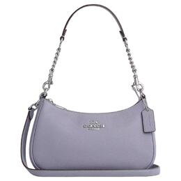 Сумка через плечо teri pebble leather, кросс-боди, женская сумка среднего размера dusty purple Coach, Set (Bag+Dust Bag) cv934-svm4