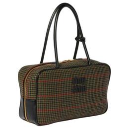 Сумка Beau Fabric для женщин Grimm Green Miu Miu, Set (Bag+Dust Bag) 5bb163_2du5_f0466_v_ooo