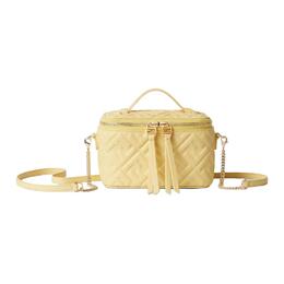 Мини-сумка-кроссбод из овчины женская желтая Fendi, Set (Bag+Dust Bag) 8bs108-aajd-f1npv