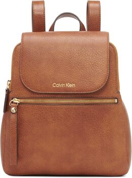 Рюкзак-клапан Calvin Klein Elaine Bubble Lamb с ключевой деталью, Caramel Combo b081jx9x7d | caramel combo