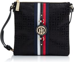 Женская сумка через плечо Tommy Hilfiger Jaden Plus, Black Tonal b0bz4ptt6b | black tonal
