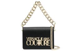 Женская черная искусственная кожа сумка через плечо Versace, Set (Bag+Dust Bag) 75va4bl3zs467899