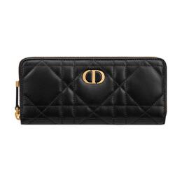 Кошелёк Miss Caro Lambskin женский черный Christian Dior, Gift Set(Set+Box+Shopping Bag) s5208uhag-m900