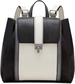 Рюкзак Calvin Klein Sahara Flap Turnlock, Cherub White/Black/Black b0dcp967qq | cherub white/black/black