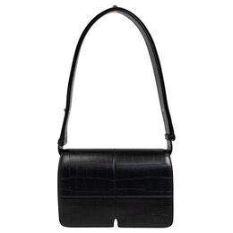 Овчинная сумка через плечо женская черная Burberry, Set (Bag+Dust Bag) 80928271