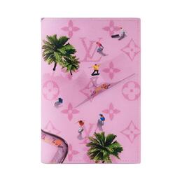 Обложка для паспорта Canvas женская Pink Louis Vuitton, Shopping Bag Set(Set+Shopping Bag) m27229