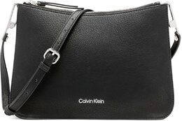 Сумка-мессенджер через плечо Calvin Klein Sonoma Bubble Lamb Novelty, Black/Silver b0bpskfyr7 | black/silver