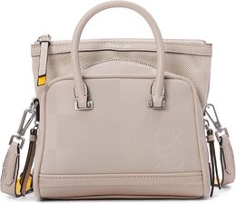 Сумка-органайзер Calvin Klein Malachite Mini Satchel Crossbody, Mushroom Checkerboard Emboss Logo b0bnlzyxdy | mushroom checkerboard emboss logo