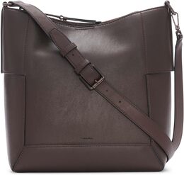 Сумка-мессенджер Calvin Klein Aura North/South Convertible Hobo, Java b0fttmkflp | java