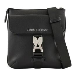 Полиуретановая наплечная сумка через плечо мужская Armani Exchange, черный 952698-4f864-00020 | black