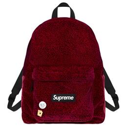 Нейлоновый рюкзак Regular Unisex с бархатной спинкой Supreme, красный sup-fw25-25 | red