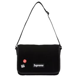 Нейлоновая наплечная сумка, маленькая кроссбоди унисекс Supreme, черный sup-fw25-30 | black