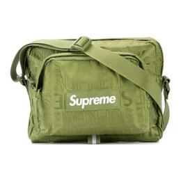 Нейлоновая сумка через плечо, классическая наплечная сумка унисекс оливкового цвета Supreme sup-ss19-030