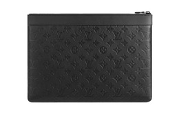 Discovery Calfskin Clutch Large мужской черный Louis Vuitton, Set (Bag+Dust Bag) m62903