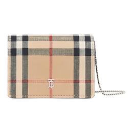 Винтажный клетчатый кардхолдер кроссбоди для женщин Burberry, Set (Bag+Dust Bag) 8016982