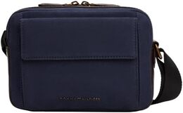 Повседневная маленькая сумка-мессенджер Tommy Hilfiger из водоотталкивающего нейлона, молнии и регулируемого ремня, Preppy Navy b0f4msglnf | preppy navy
