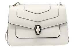 Сумка через плечо из телячьей кожи женская white agate Bvlgari, Set (Bag+Dust Bag) 290265