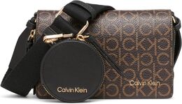 Сумка для фотоаппарата Calvin Klein Millie с тремя отделениями, через плечо, Brown/Khaki/Black b0dyygd1dz | brown/khaki/black