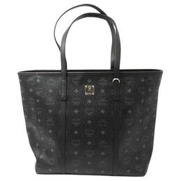 Сумка-тоут Toni Coated Canvas с кожаной отделкой Nappa, шоппер, женская ручная кладь, сумка через плечо black MCM, Set (Bag+Dust Bag) mwpaatn03bk001