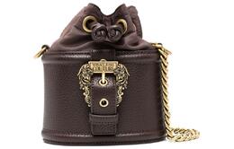 Полиэстеровая сумка-ведро кроссбоди, женская наплечная сумка cedar brown Versace, Set (Bag+Dust Bag) 75va4bf4-zs827-741