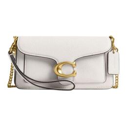 Сумка-кроссбоди Tabby Cow из кожи, маленькая женская наплечная сумка белого цвета Coach, Set (Bag+Dust Bag) cbf14-b4ha