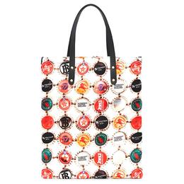 Акриловая пластиковая сумка-шоппер, шоппинг-сумка, унисекс-клатч белый/мультиколор Burberry, Shopping Bag Set(Set+Shopping Bag) 80223651