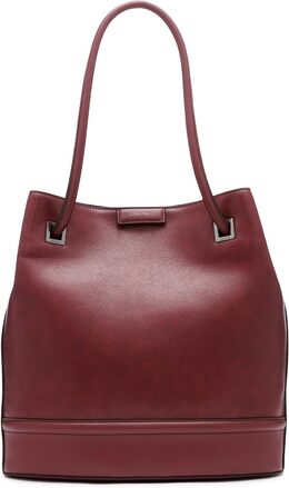 Женская сумка-тоут Calvin Klein Ash - North/South, веганская кожа, 2 кармана, Deep Rouge b0dyyggs3m | deep rouge