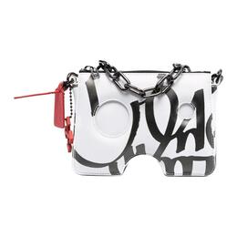 OFF WHITE Burrow Print дизайн женская наплечная сумка белая Off-White, Set (Bag+Dust Bag) ownr002s21lea0020110