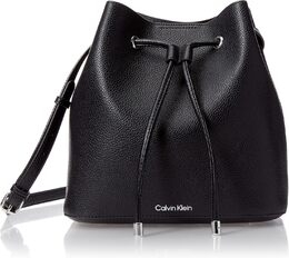 Женская сумка-ведро Gabrianna от Calvin Klein, Black/Silver 1 b08dlmk4p2 | black/silver 1
