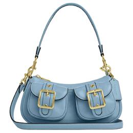 Плессированная кожаная сумка Ashton через плечо средний размер женская Coach, Set (Bag+Dust Bag) cbj01-impow