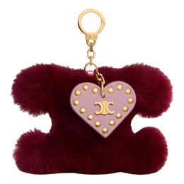 Аксессуар для сумки Triomphe Wool Pendant Celine, бордовый красный 49j493gtg-28up | burgundy red