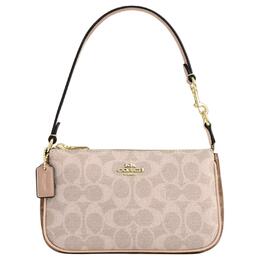 Сумка через плечо Nolita Coated Canvas малая женская beige Coach, Set (Bag+Dust Bag) cy236-imxi9