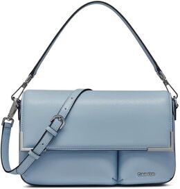 Сумка-органайзер Calvin Klein Mica с клапаном и кроссбоди, Dusty Blue b0ftk2mshd | dusty blue