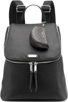 Рюкзак-органайзер Calvin Klein Zulle, черный/серебристый, один размер, Black/Silver b0dc6j5ltf | black/silver