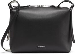 Сумка-кроссбоди Calvin Klein Lowen с застежкой-молнией, Black/White b0ftty6mk8 | black/white