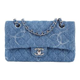 Классическая сумка CF Denim, наплечная сумка, кросс-боди женская Blue Chanel, Set (Bag+Dust Bag) chanel-90567