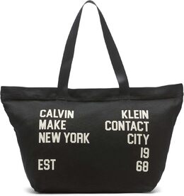 Сумка-шоппер Calvin Klein Faryn Key Item Weekender Tote, Black/White b0ftkdfhl5 | black/white