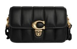 Сумка через плечо Studio Nappa Leather для женщин, black Coach, Set (Bag+Dust Bag) c8370-b4bk