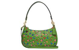 Кожаная сумка через плечо teri medium women's green Coach, Set (Bag+Dust Bag) ca616-imuda