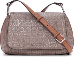 Женская сумка через плечо Charlie Flap от Calvin Klein, Almond/Taupe/Caramel b099xks48l | almond/taupe/caramel