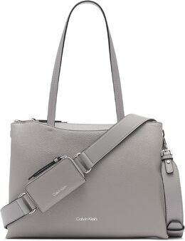 Женская хромированная сумка-органайзер Calvin Klein 2 в 1, Stone b0bnlxd9xf | stone